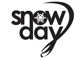 picture of a snowflake with the words snow day